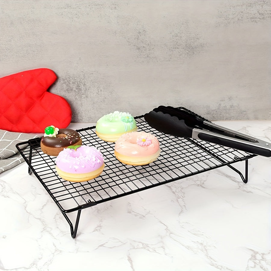 Трехуровеньная решетка из нержавеющей стали, безопасная для духовки, аксессуары для выпечки и готовки