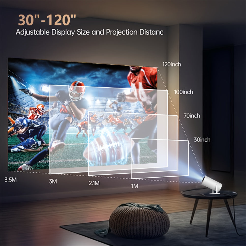 Mini Portable Micro Projector with WiFi 720P HD LCOS Display