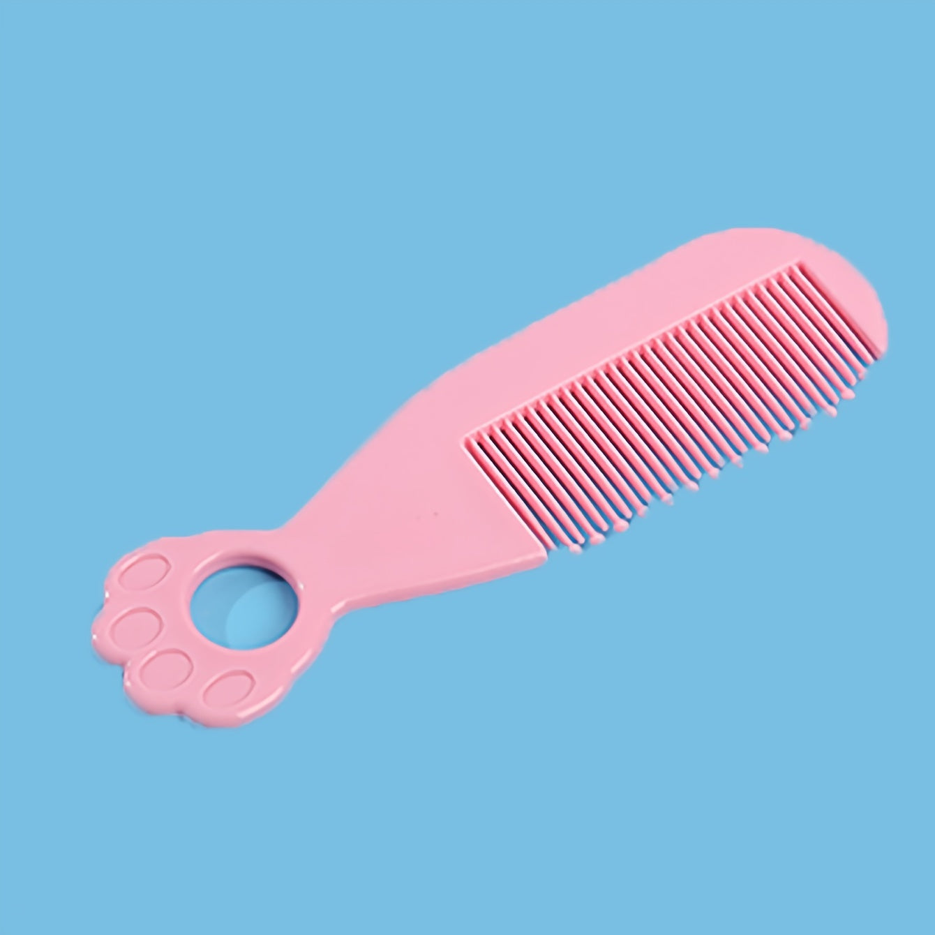 Juego de 6 artículos de cuidado para bebés en una caja con peine, cortaúñas, tijeras, lima de uñas y cepillo