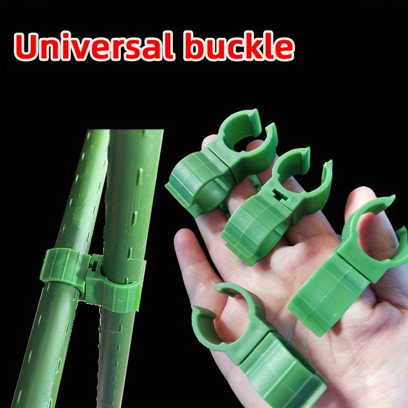 Adjustable Plastic Garden Clamp with 360° Rotation for Plant Support