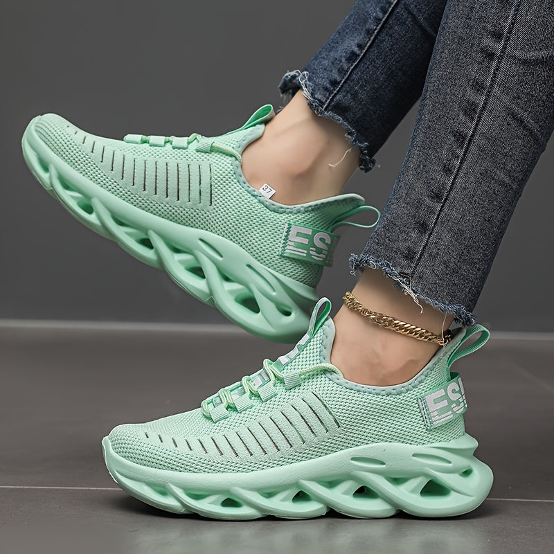 Zapatillas de malla para niños con soporte de arco, suela ligera de EVA, rosa con rayas blancas, para niños y niñas