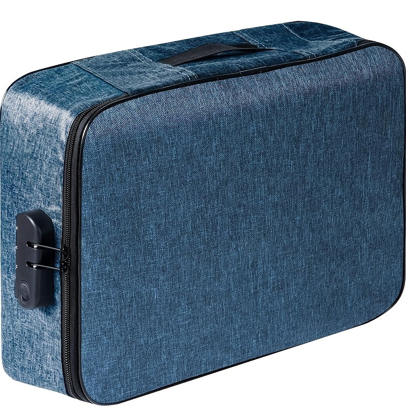 Bolsa de documentos de tela Oxford impermeable para suministros de oficina y artículos de viaje