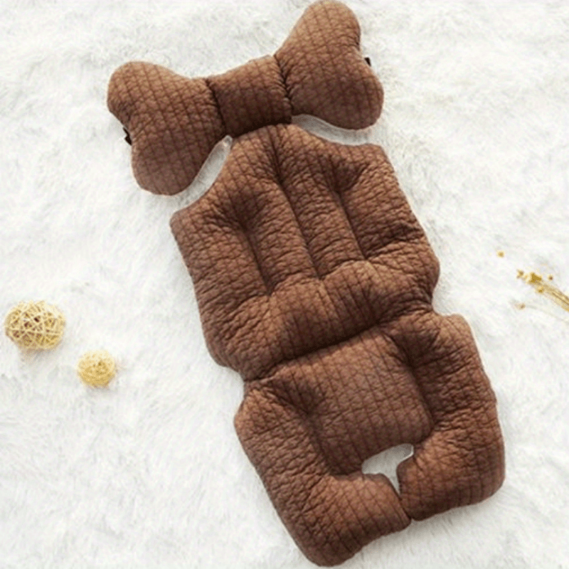 Обеспечьте безопасность и комфорт вашего малыша с этим стильным новым хлопковым подушкой для детской коляски!