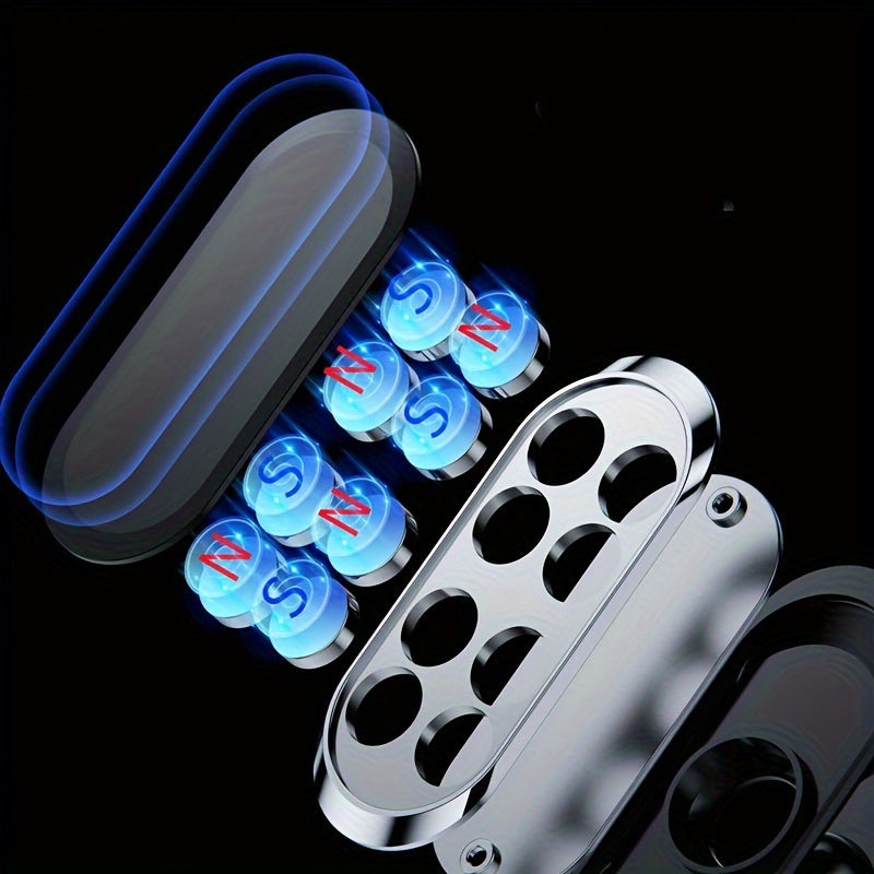 Universal Magnetic Car Mount Aluminum Alloy Waterproof Shockproof 360° Adjustable