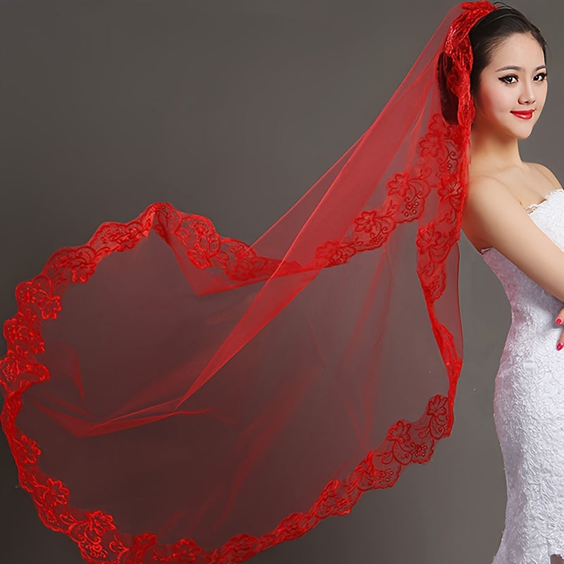 To'y qiz to'yiqlari tizzasi 152.4cm Qo'lda yuvish uchun romantik aksessuar