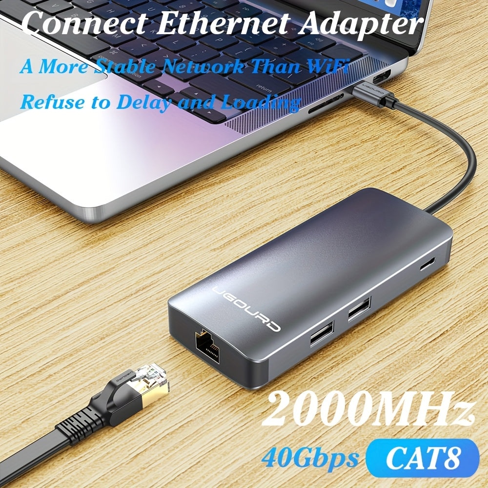 Cat8 Flat Ethernet Cable 2000MHz 40Gbps Male to Male for PS5 Laptop MacBook