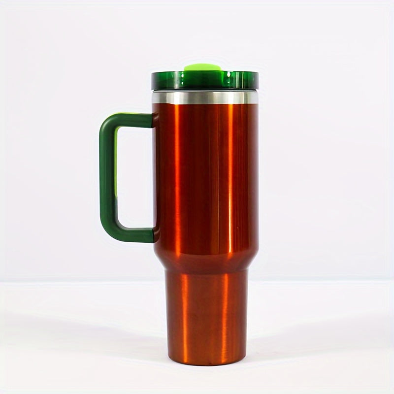 Vaso de acero inoxidable de 40oz con asa y termo de vacío