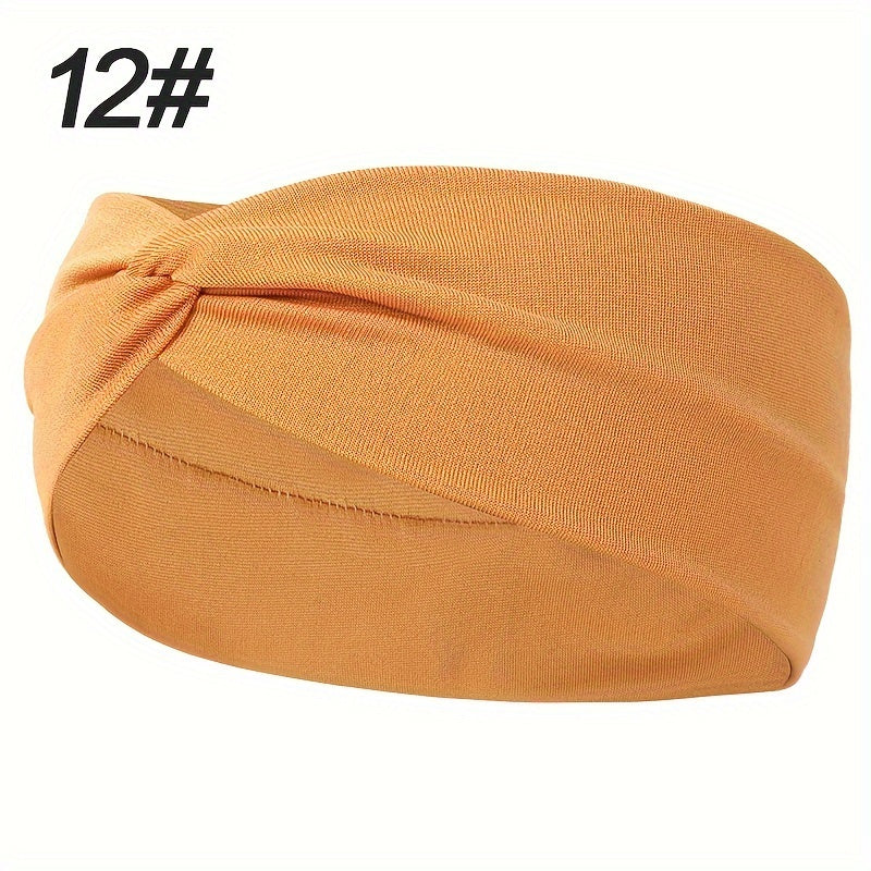 Ayollar uchun bir rangli burmalangan soch to'rva elastik terlash bantlari