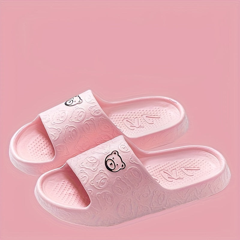 Женские тапочки-слипоны из EVA с амортизацией, противоскользящие, для дома и улицы, мягкие домашние обувь