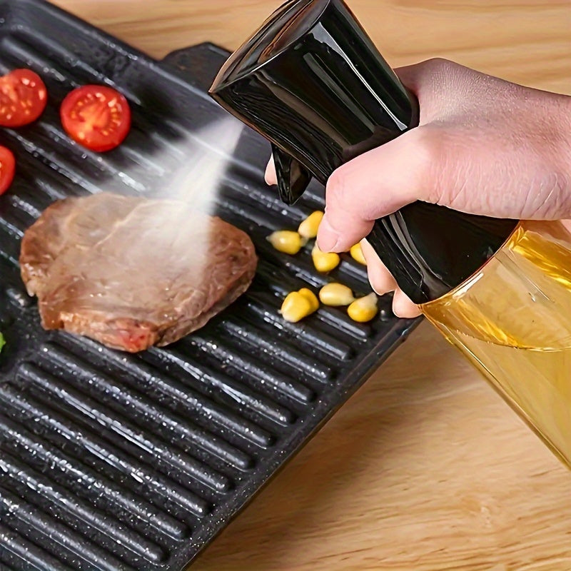 2-in-1 Olive Oil Sprayer Dispenser Durable Plastic Bottle for Cooking and Storage