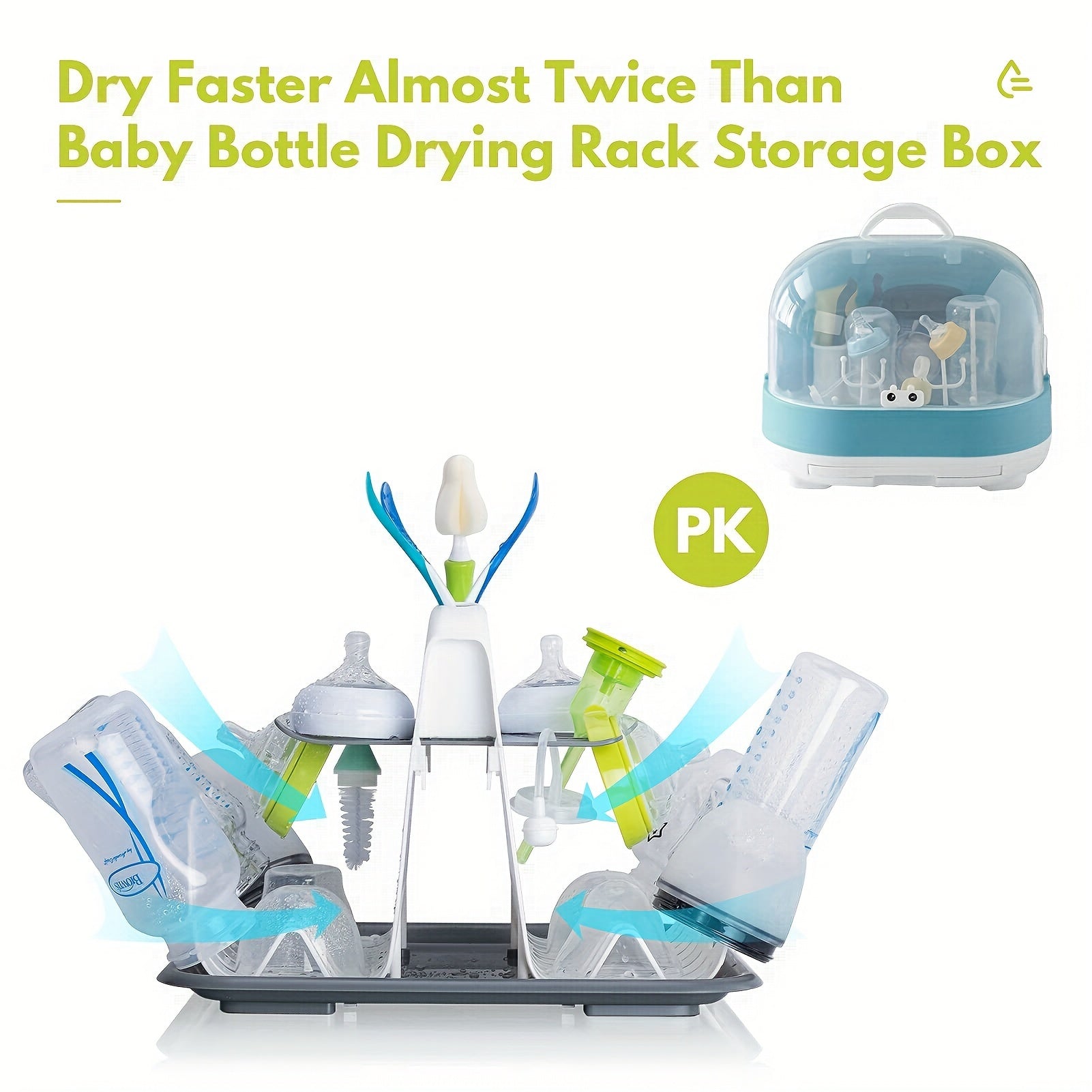 Сушилка для бутылочек, сосок, трубочек, ложек и вилок - универсальный и практичный подарок на Рождество, Хэллоуин, День благодарения, Новый год и День святого Валентина