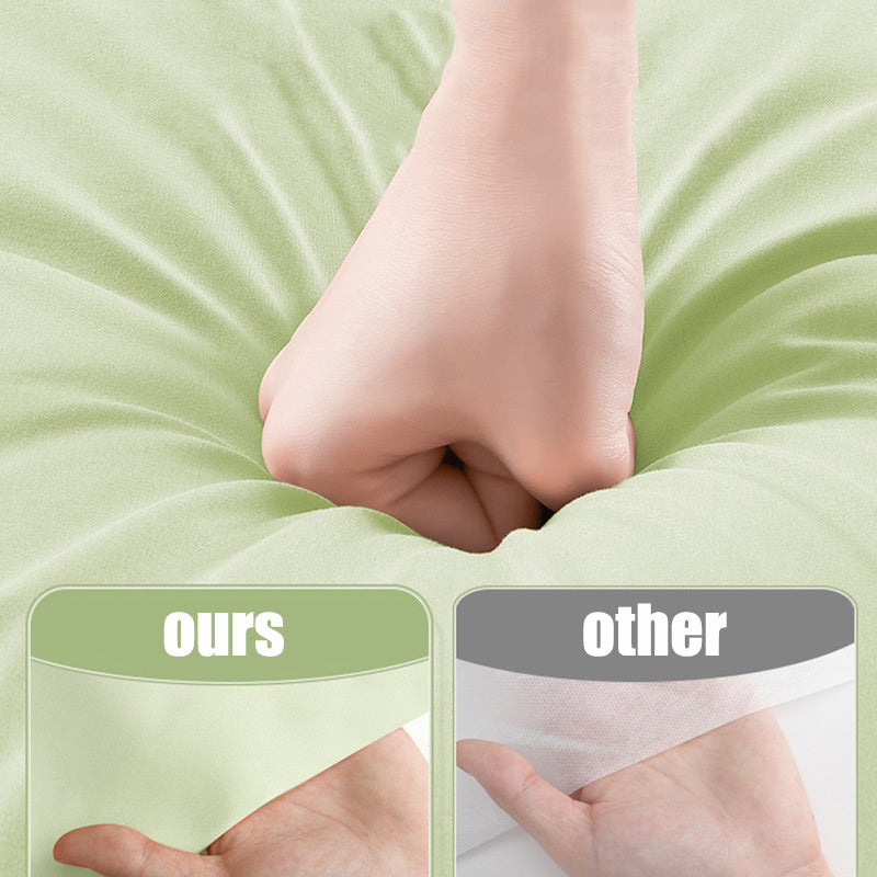 Disposable Pillowcases Set of 2 Light Purple Breathable Non-Woven 80cm x 50cm