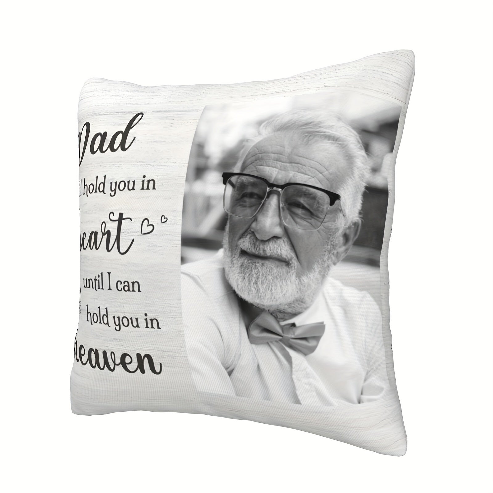 Personalized Dad Tribute Pillowcase Memorial Gift for Sympathy Home Decor