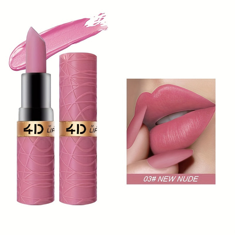 Set de gloss de labios mate a prueba de agua, 12 colores, de larga duración y sin transferencia