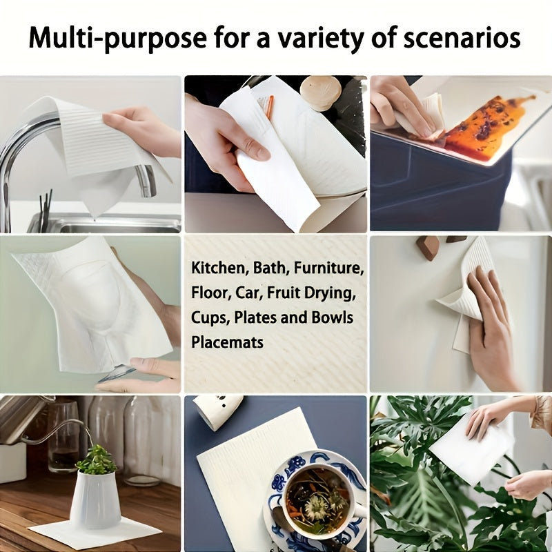 6 paños suecos reutilizables, absorbentes y de secado rápido