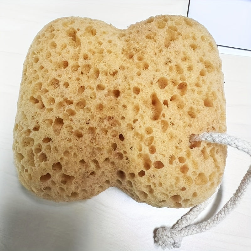 Yuqori zichlikdagi egri ko'pikli hammom gubkasi chuqur tozalash uchun - qo'shimcha katta dush skraberi, 1 dona