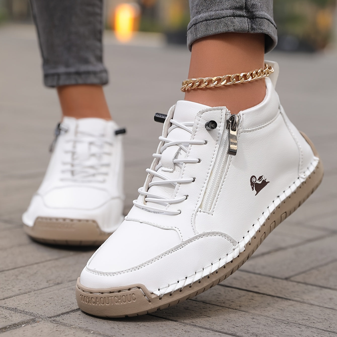 Zapatos casuales de mano para mujer con suela de goma para entrenamiento cruzado