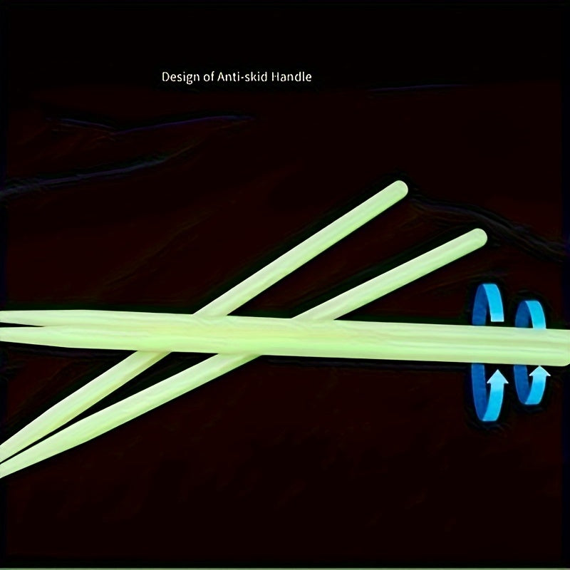 Jazz Drumming Drumsticks with Glow in the Dark Blue Nylon