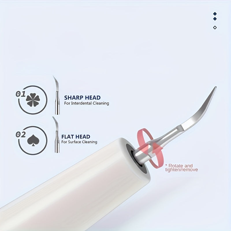 Multifunctional Electric Dental Cleaner for Home Travel with LED Light