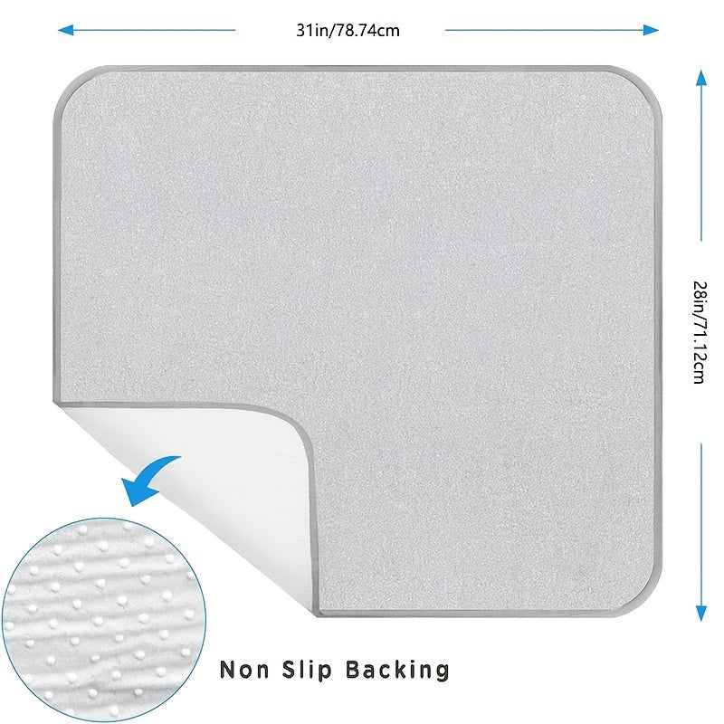 Набор из 3 складных подушек для гладильных досок - безопасное глажение на любом столе с термостойкими, нескользящими поверхностями - идеально для путешествий и домашнего использования