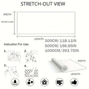 Matte White Self-Adhesive Vinyl Wallpaper for Kitchen Cabinets and Furniture