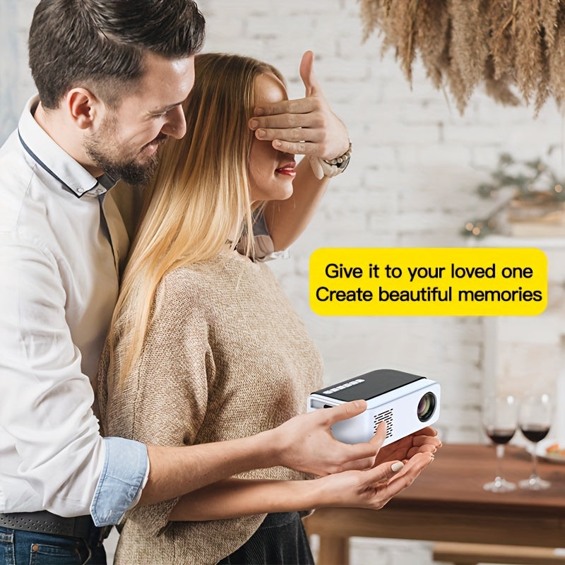 Mini Portable Projector With WiFi Support 1080P Full HD Indoor Outdoor