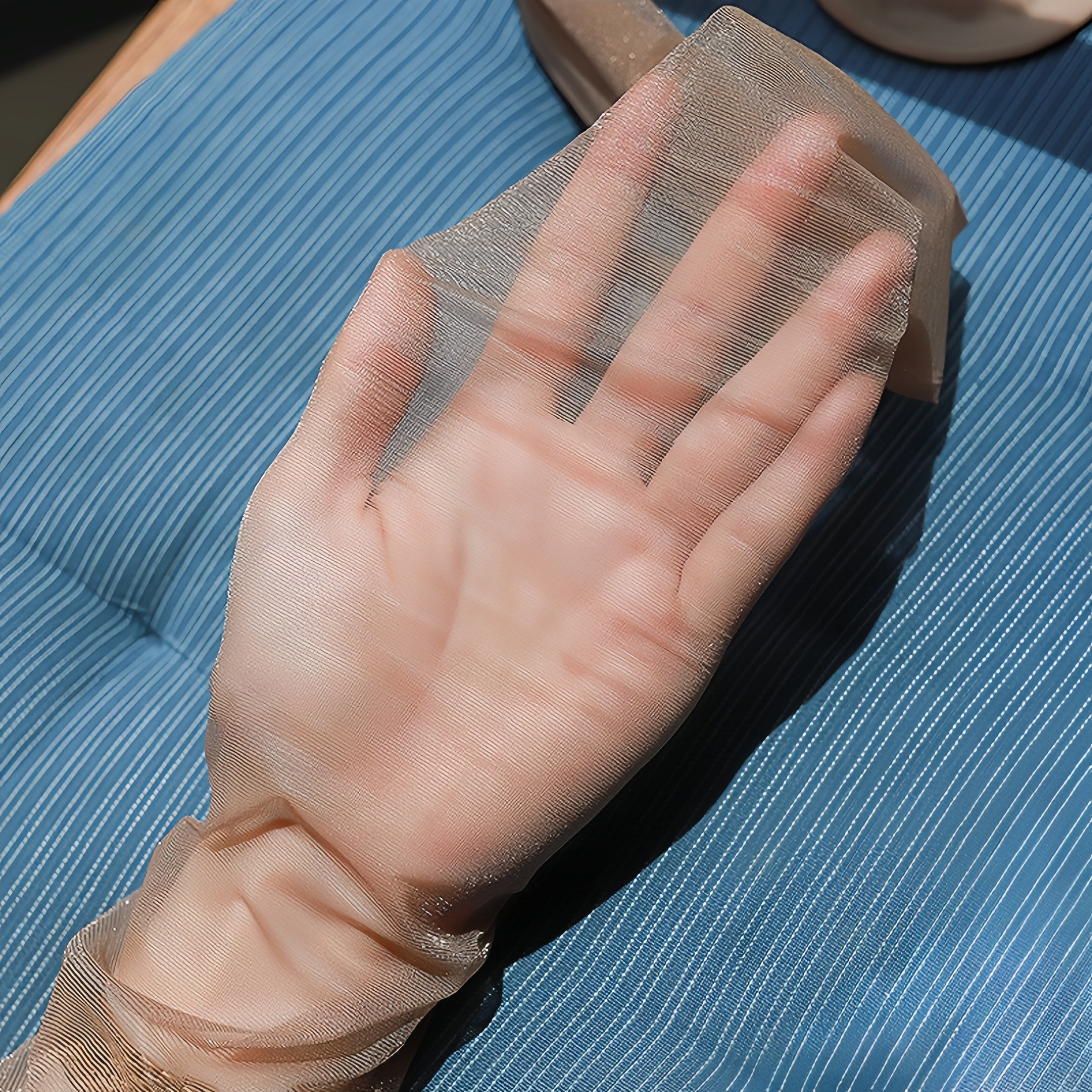 Medias transparentes con purpurina para mujer, pantimedias de nylon, efecto adelgazante, anti-enganches, ligeras, de verano, talla única