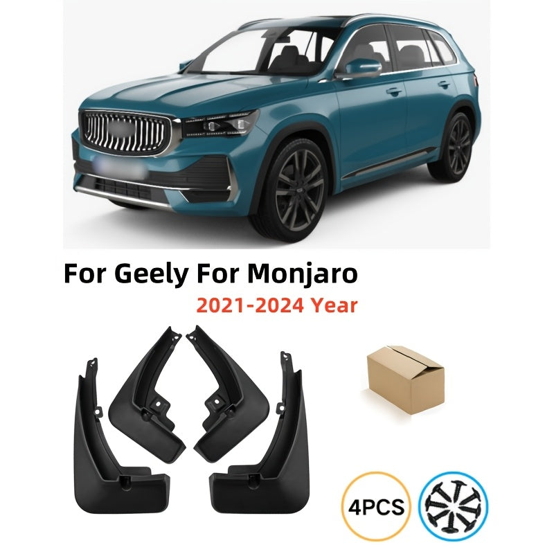 4 dona bardoshli plastmassa fender bo‘yoq himoyachilari avtomobillar uchun, oson o‘rnatiladi