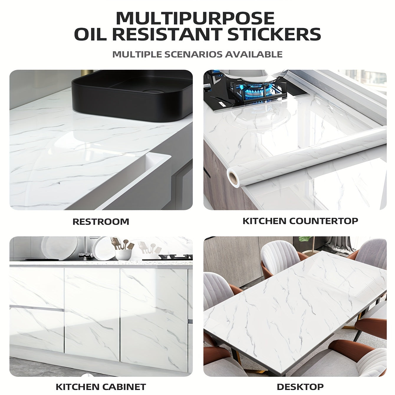 Abstract Marble Wallpaper Mural Waterproof Removable for Living Room Bedroom