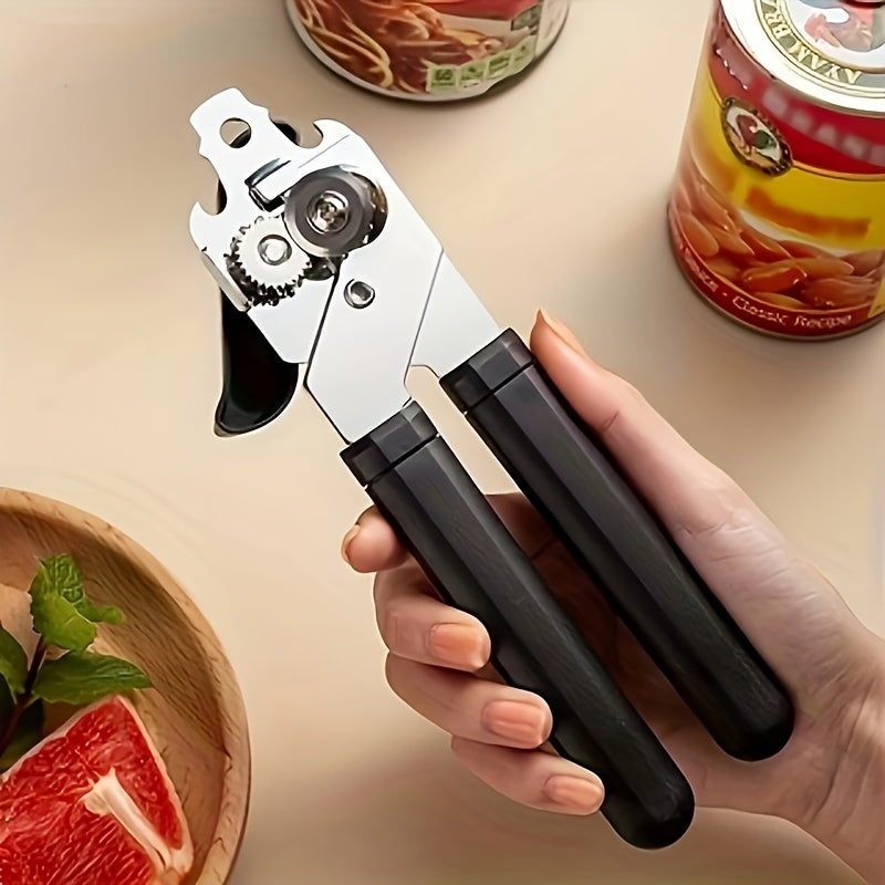 Multifunctional Stainless Steel Manual Can Opener Kitchen Tool Durable Portable