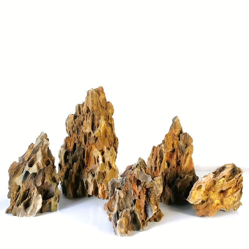 Natural Dragon Stone Aquarium Decor Rock 1kg 2kg Fish Shelter Aquascaping