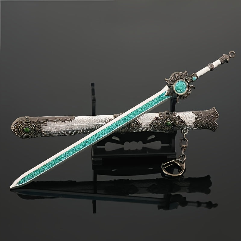 Miniature Weapon Keychain for Men Gaming Fans Collectors Gift