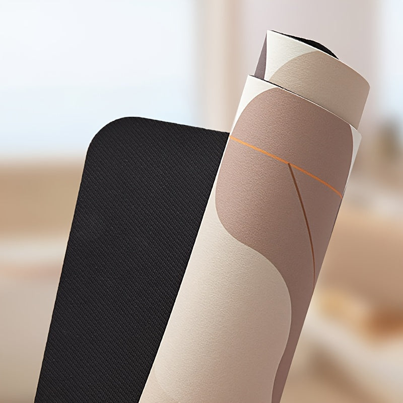 Modern Geometric Stripe Diatomaceous Earth Coffee Mat Absorbent Non-Slip Drying Pad