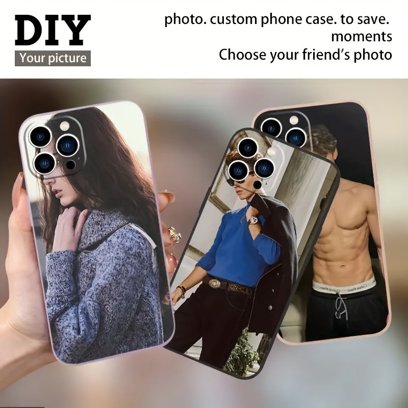 Personalized iPhone Case with Custom Photo Design for All Models TPU Air Cushion