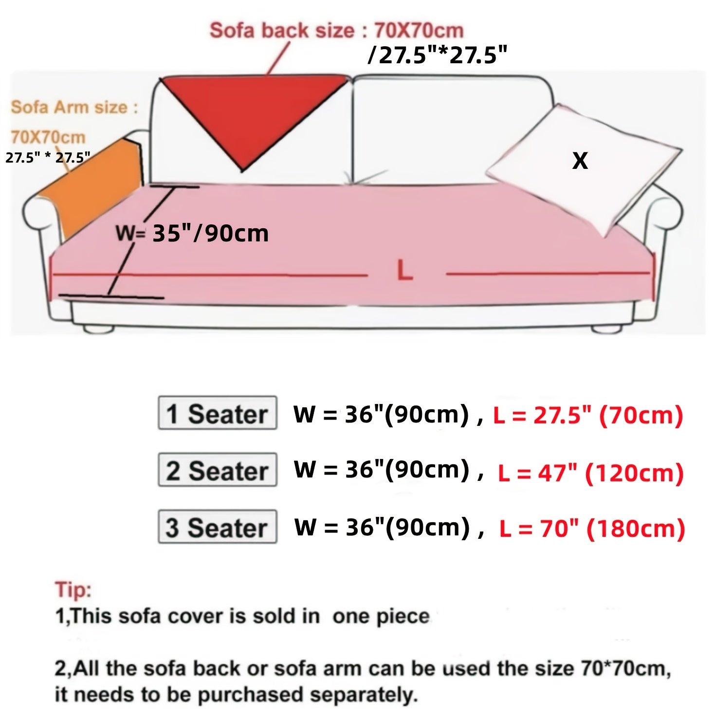 Qor to'pi dantel bezakli va sirpanishga qarshi orqa qoplamali vafli tikuvli divan qoplamasi.