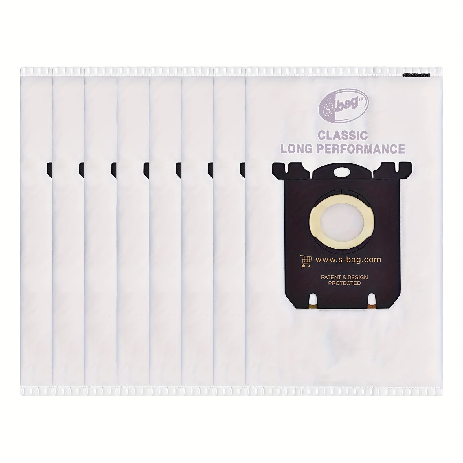 Pack of 2-12 Durable Plastic Vacuum Bags for Electrolux Classic S Models
