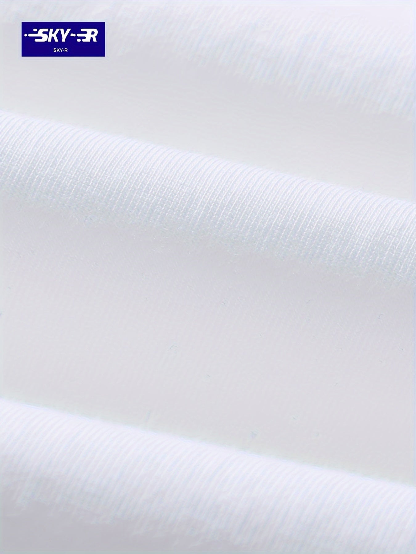 SKY·R Erkaklar uchun keng 100% paxta kovboy grafik bosma futbolka yozgi ochiq havoda