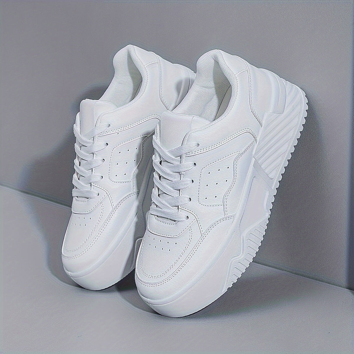 Women's Casual Sneakers Multicolor Low-Top Lace-Up Shoes Rubber Sole