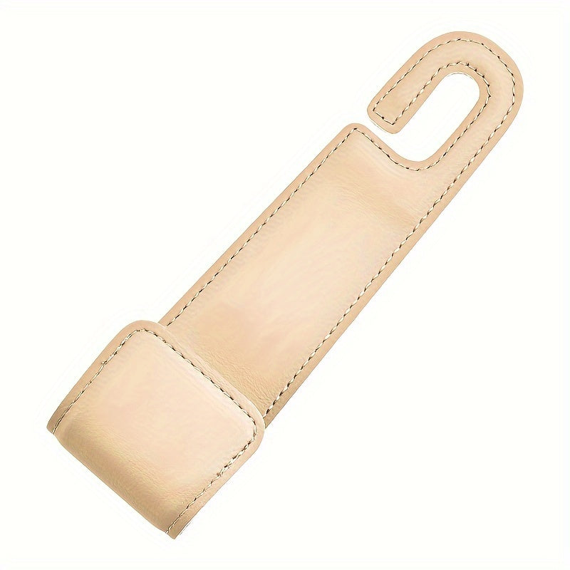 Универсальный крючок для автомобильных сидений из PU-кожи с скрытым отделением, органайзер для хранения и нагрузки