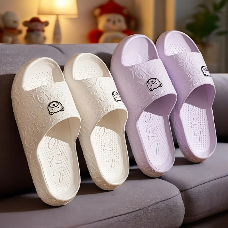 Ayollar uchun EVA slaydlar, sirpanishga qarshi ichki va tashqi uy choyshablari, qora va oq aksentlar