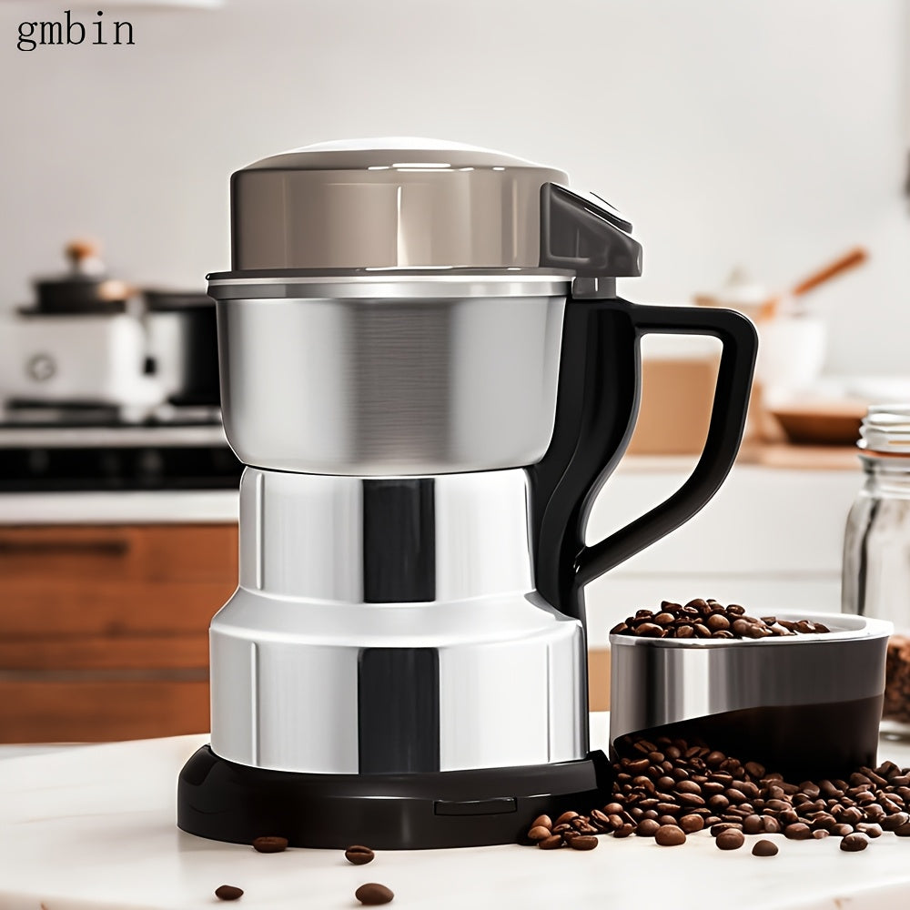 304 po'lat burchakli pichoq bilan uy sharoitida don maydalagich, tez va teng kukun tarqatish uchun. Donlarning yangi saqlanishini ta'minlash uchun qalinligini sozlash mumkin. Ovqat qo'shimchalari, qahva va o'tlar uchun mos.