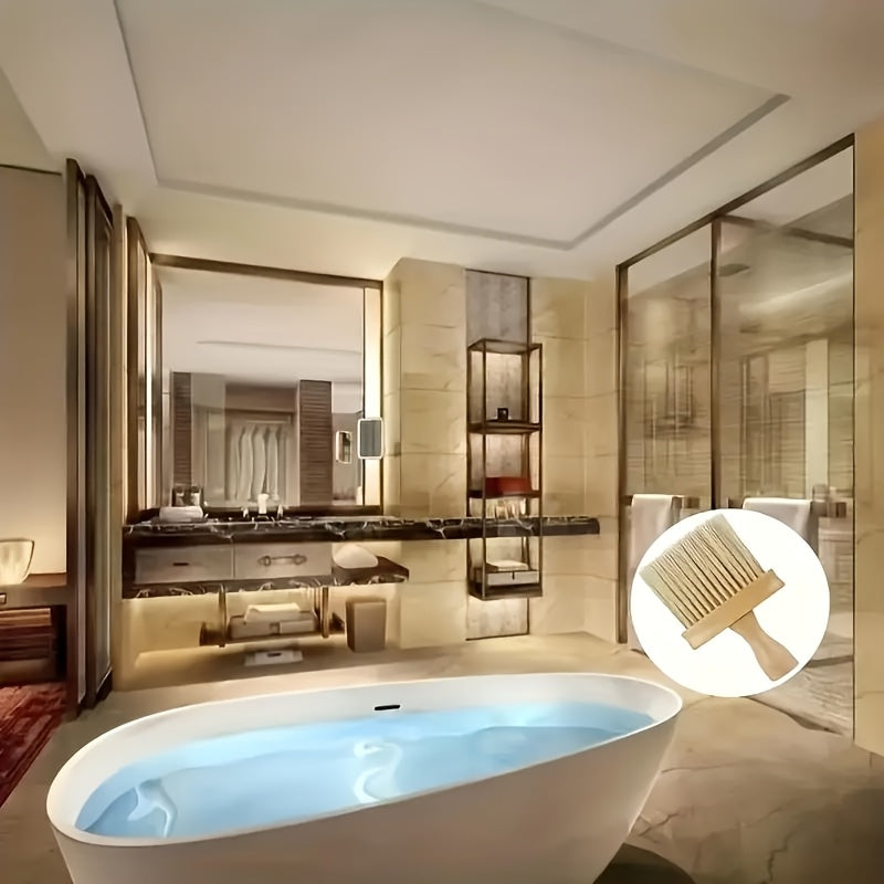 Cepillo de detalles de plástico para limpiar espacios estrechos, cerdas suaves, multiusos