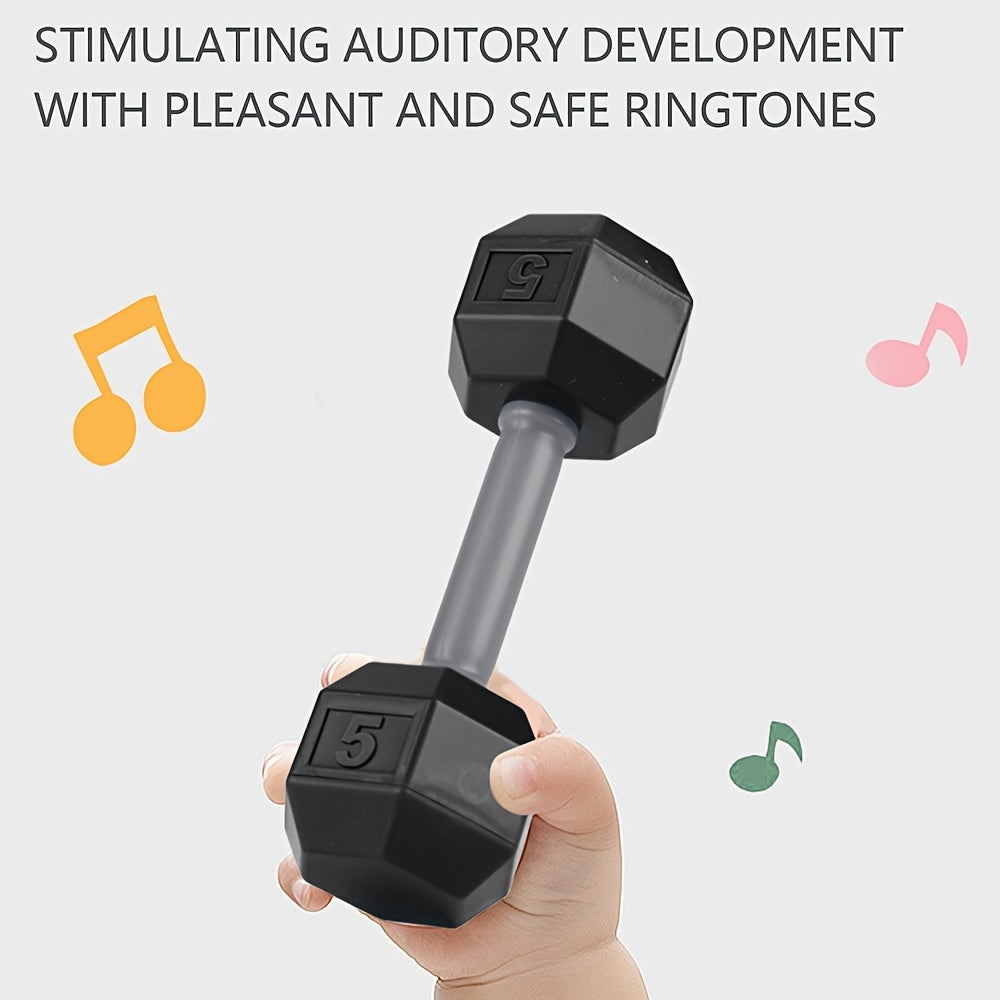 2 ta Bolalar Mini Dumbbell O'yinchoqlari Sensor xususiyatlari bilan