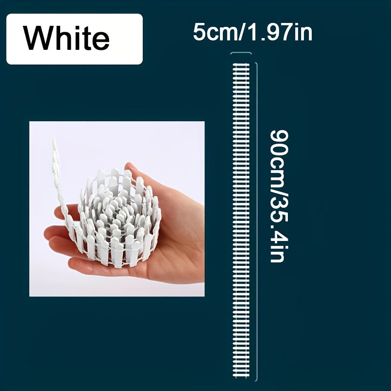 Mini Wooden Fairy Garden Fence White Chocolate Miniature Garden Decor for Home and Garden