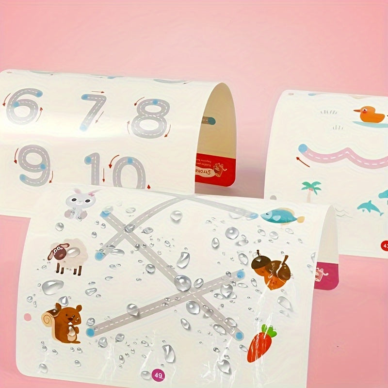 Educational Pen Control Workbook for Brain Development and Writing Skills