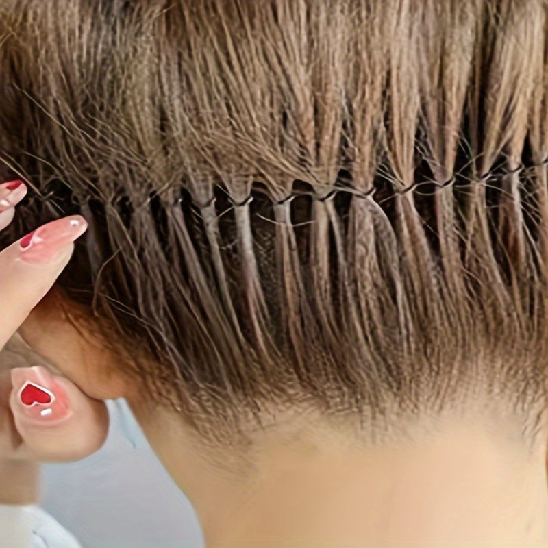 Women Wavy Hair Combs Set Solid Color Styling Finishing Bangs Holder