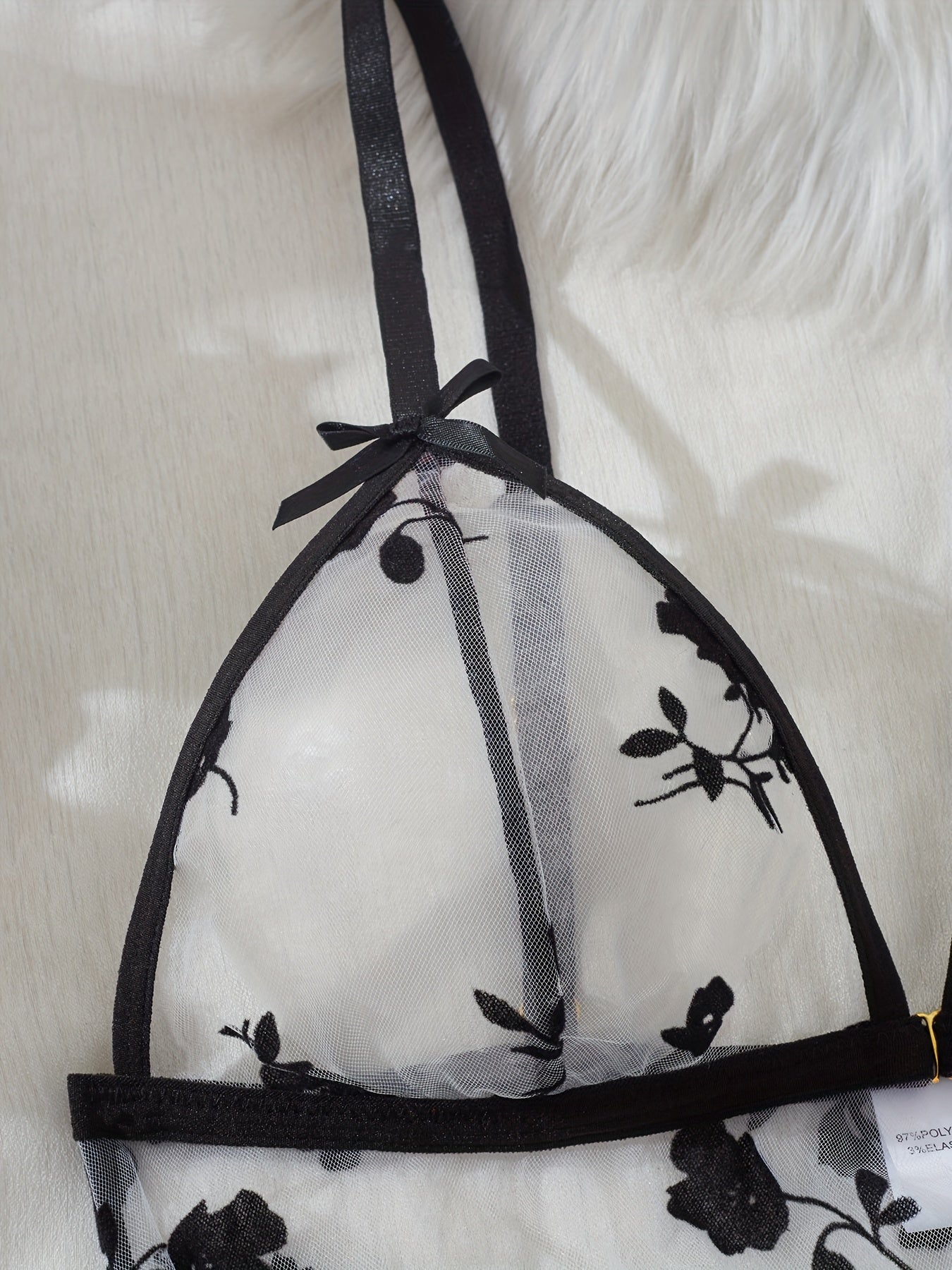 Plus Size Cotton Erotic Pajama Set and Dressing Gown Two Pack