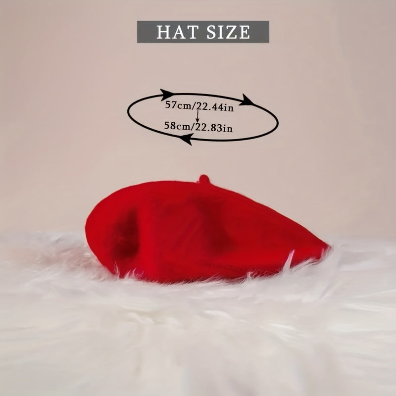 Unisex French Beret Hat for Men and Women in Multiple Colors