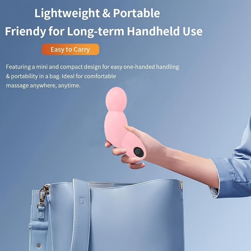 Mini Portable Massage Gun for Office Workers and Students Muscle Tension Relief Compact Body Relaxer