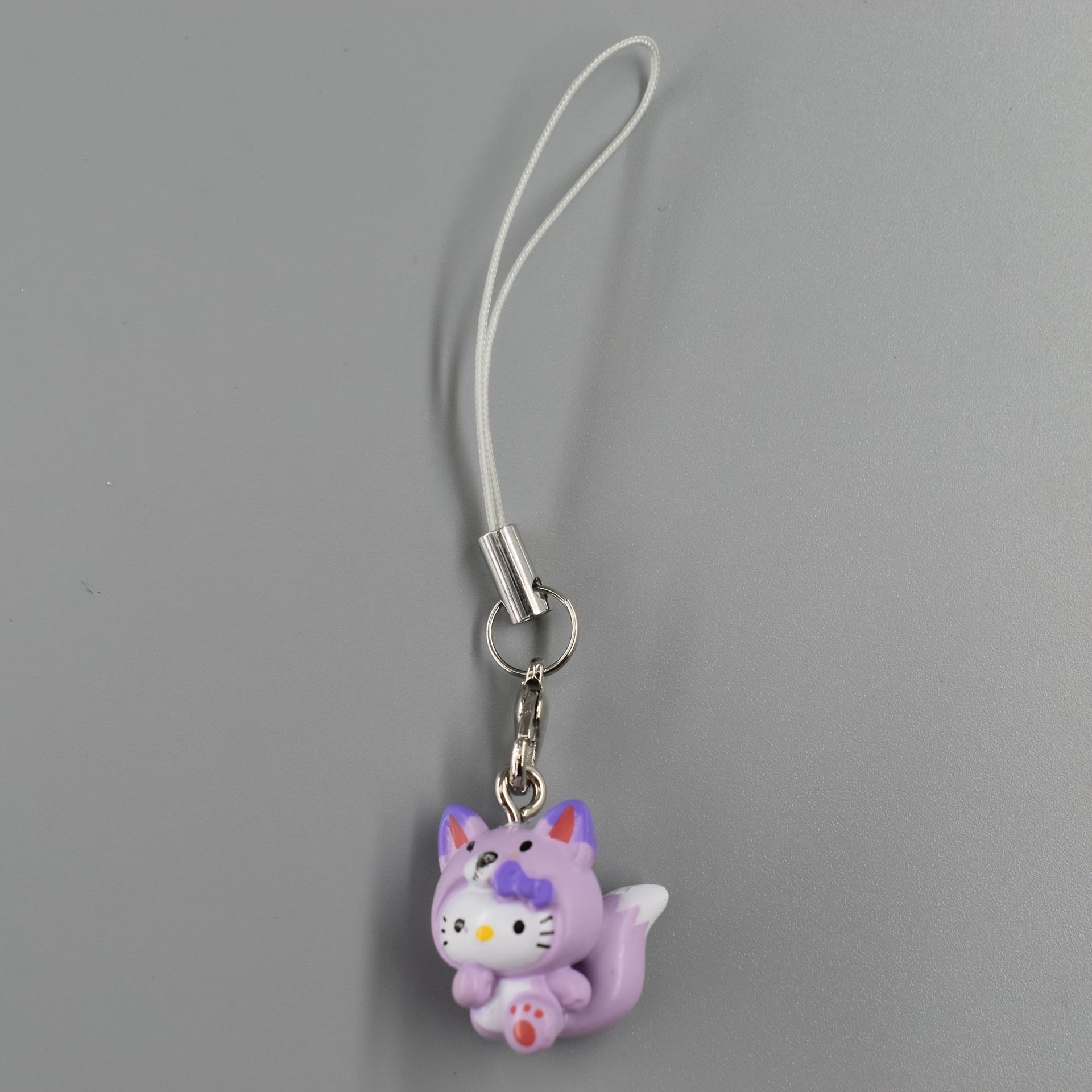 Strawberry Cat Phone Charms for Backpacks and Keychains, DIY Gift Accessories